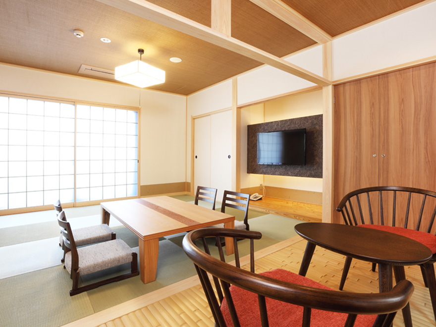 Naramachi atmosphere Japanese-style room of 15-tatami mat size (with a cypress bath)