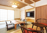 Naramachi atmosphere Japanese-style room of 15-tatami mat size (with a cypress bath)