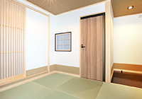 Naramachi atmosphere Japanese-style room of 15-tatami mat size (with a cypress bath)