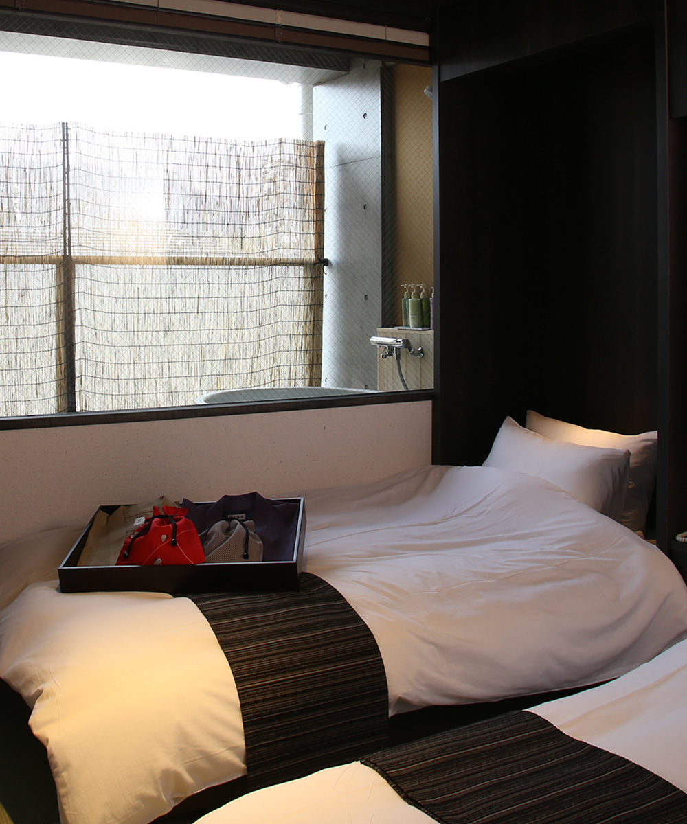 15㎡twin bed room (with open-air bath)